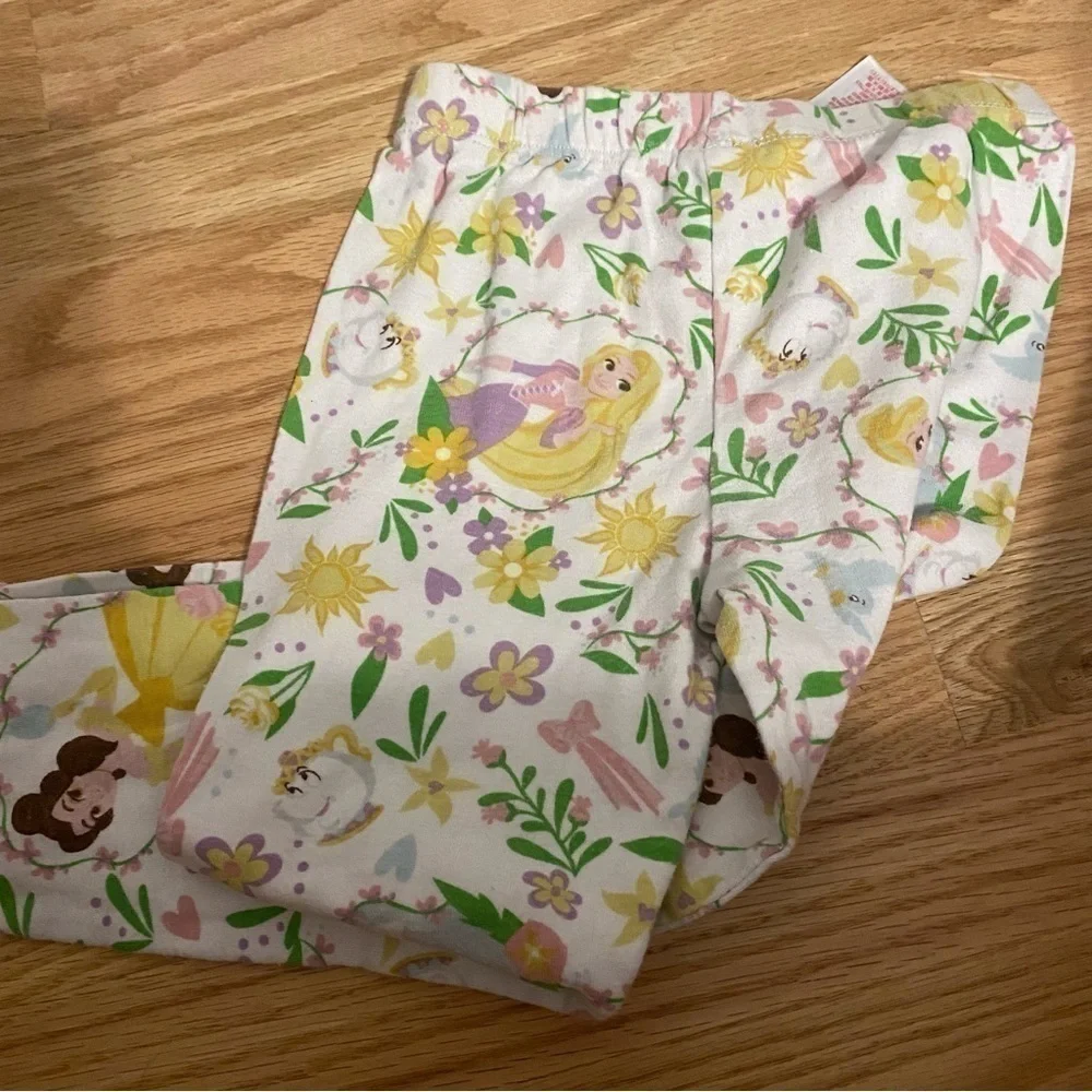 Disney Princess Pajama Set Bundle Sz 5 Tiana Merida Cinderella Animator Baby